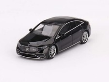Mercedes-Benz EQS 580 4MATIC Black Diecast 1:64 Scale Model - TSM MGT00694