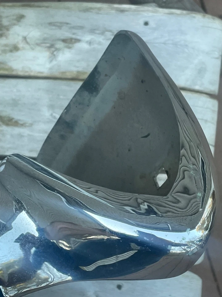 Chevy Impala Caprice BelAir Biscayne 1967 parachoques delantero extremo cromado izquierda izquierda LF OEM Foto 2 de 4