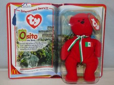 Ty - McDonalds Teenie Beanie Babies - Osito the Bear 1999, Retired 