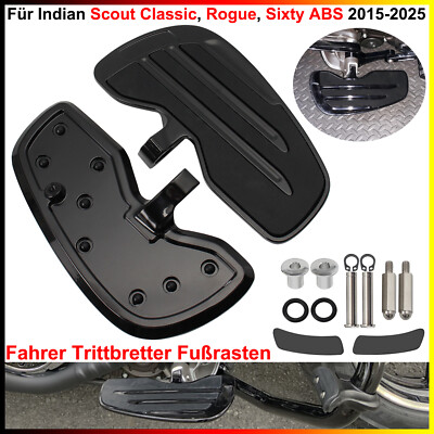 Fahrer Trittbretter Fußrasten - Für Indian Scout Classic, Rogue, Sixty ABS 15-25