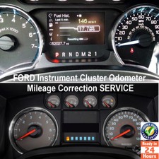 FORD F150 / 250 / 350 / 450 /550 Instrument Cluster Mileage Correction Service