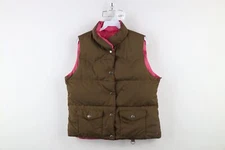 Vtg Y2K American Eagle Outfitters Womens M Reversible Down Puffer Vest Jacket