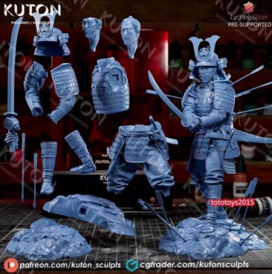 1/35 American TV series Samurai Yoshii Toranaga miniature prop 3D model