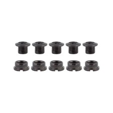 Origin-8 Single Speed Alloy Chainring Bolts Black Set of 5 Fixed Gear Track Bike