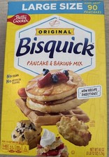 Betty Crocker Bisquick Original Pancake  Baking Mix, Giant Size, 60 oz