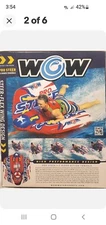 WOW Water Sports Pro Steer Flex Wing Inflatable Towable Tube 1-2 Riders New