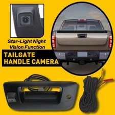For Chevy Silverado/GMC Sierra Rear View Backup Tailgate Handle Camera 2007-2013