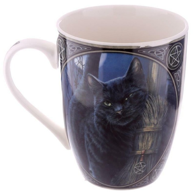 Lisa Parker Tasse  Magische Katze Porzellan Kaffeetasse 350 ml