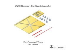 P35-271 , WWII German 1.8M Star Antenna Set, ETMODEL, 1/35