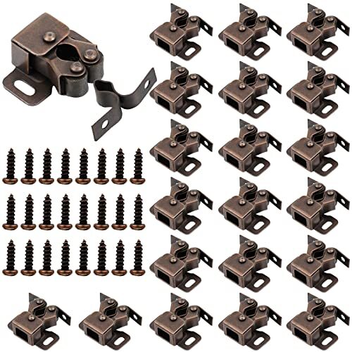 Cabinet Door Latch Double Roller Catch Hardware for Smooth Closing