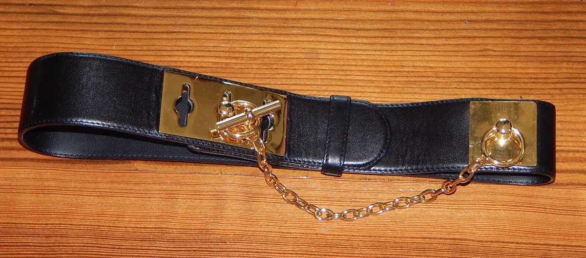 『VINCENNES LEATHER BELT』(VINTAGE BLACK) Double Rl Vincennes Leather Belt In Vintage Black | ModeSens