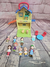 CoComelon Pop N  Play House 7 pc Playset and Family Figure 8 Pcs Set Lot