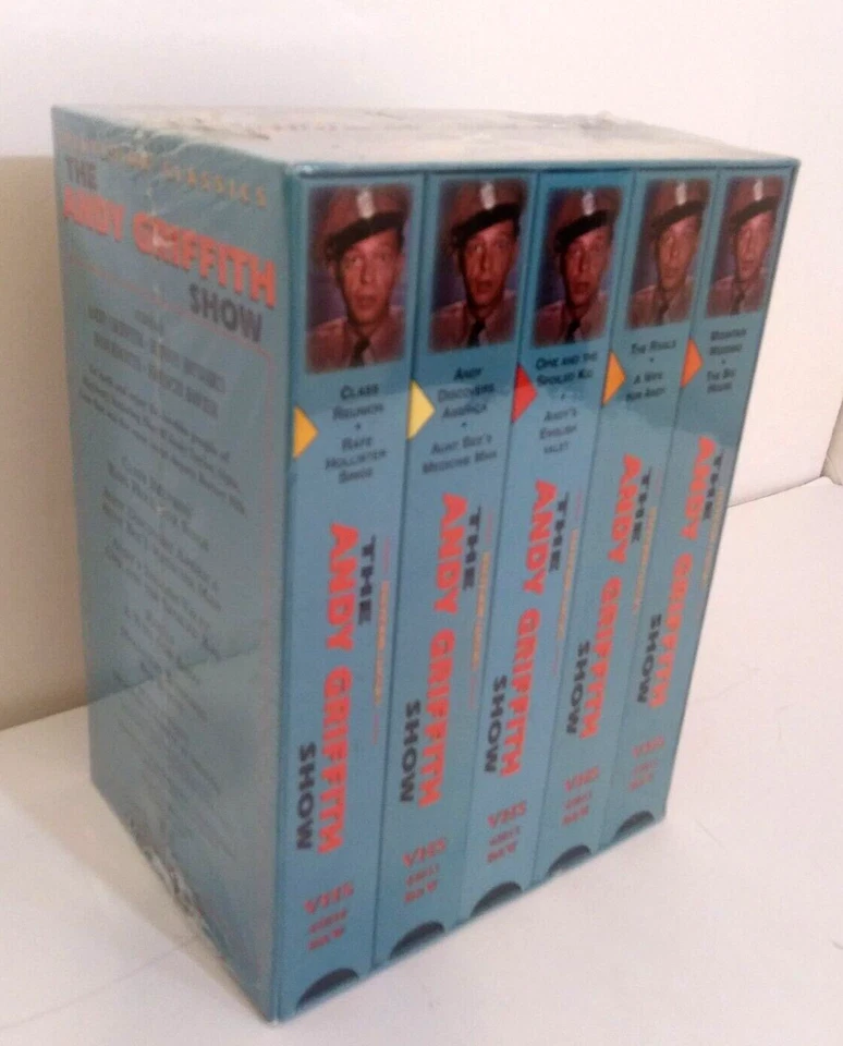 VHS TV Series The Andy Griffith Show 5 Pack 1996 In Black And White 300 Minutes - Image 4 of 4