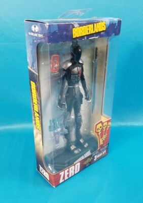 McFarlane Borderlands Zer0 Zero Action Figure Golden Keys