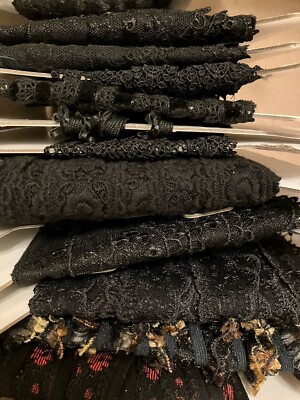 Schwarze Spitze Inspiration pro Meter verkauft PP051