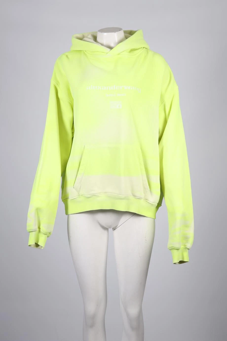 FELPA CON CAPPUCCIO MEDIA MISTO COTONE ALEXANDER WANG