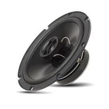 Powerbass S-650T 6.5" Shallow Mount Full Range Co-Axial 4-Ohm Speakers - 45W RMS