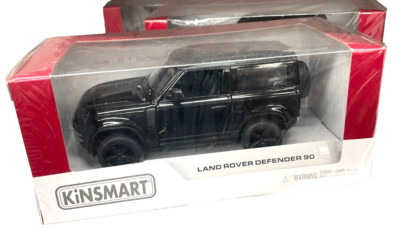 LAND ROVER Defender 90 Skala 1/36 Hinterlader pull back Kinsmart Modellauto