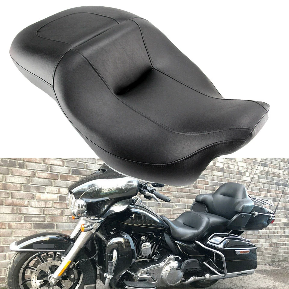 Low-Pro Driver Rider Passenger Seat For Harley Electra Glide Ultra Limited 08-21 - Image 2 of 4