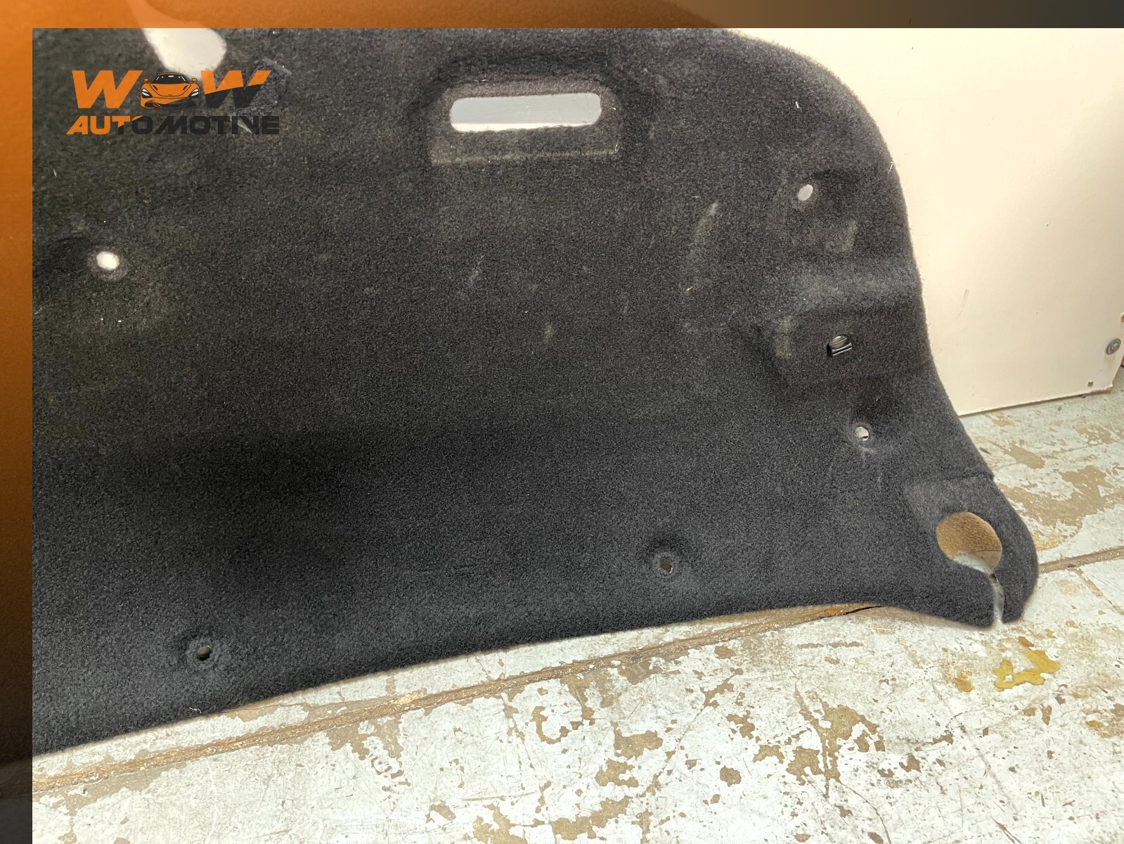14-17 MASERATI GHIBLI TRUNK DECK LID LINER TRIM COVER PANEL OEM