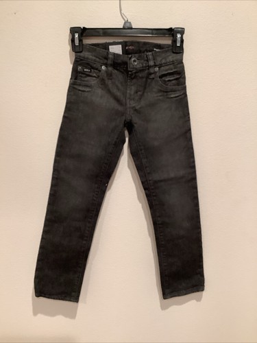 Boys RVCA denim black jeans NWT skinny fit Size 22 MSRP $60