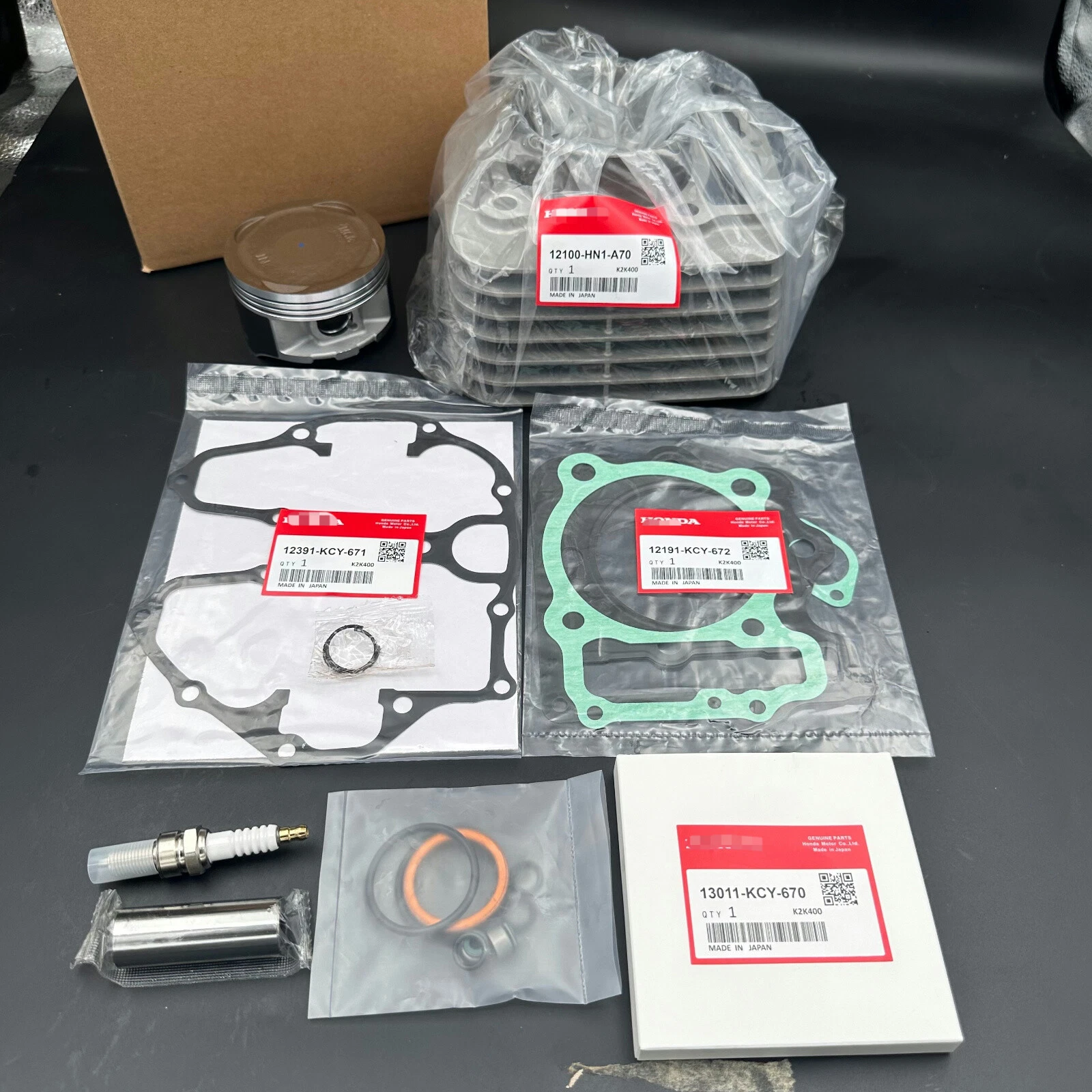 OEM 85mm Top End Kit w/ Cylinder Piston Gasket for TRX400EX