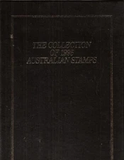 Australian Stamp Yearbook 1995 Collection Book Leather Executive Deluxe Mint Del