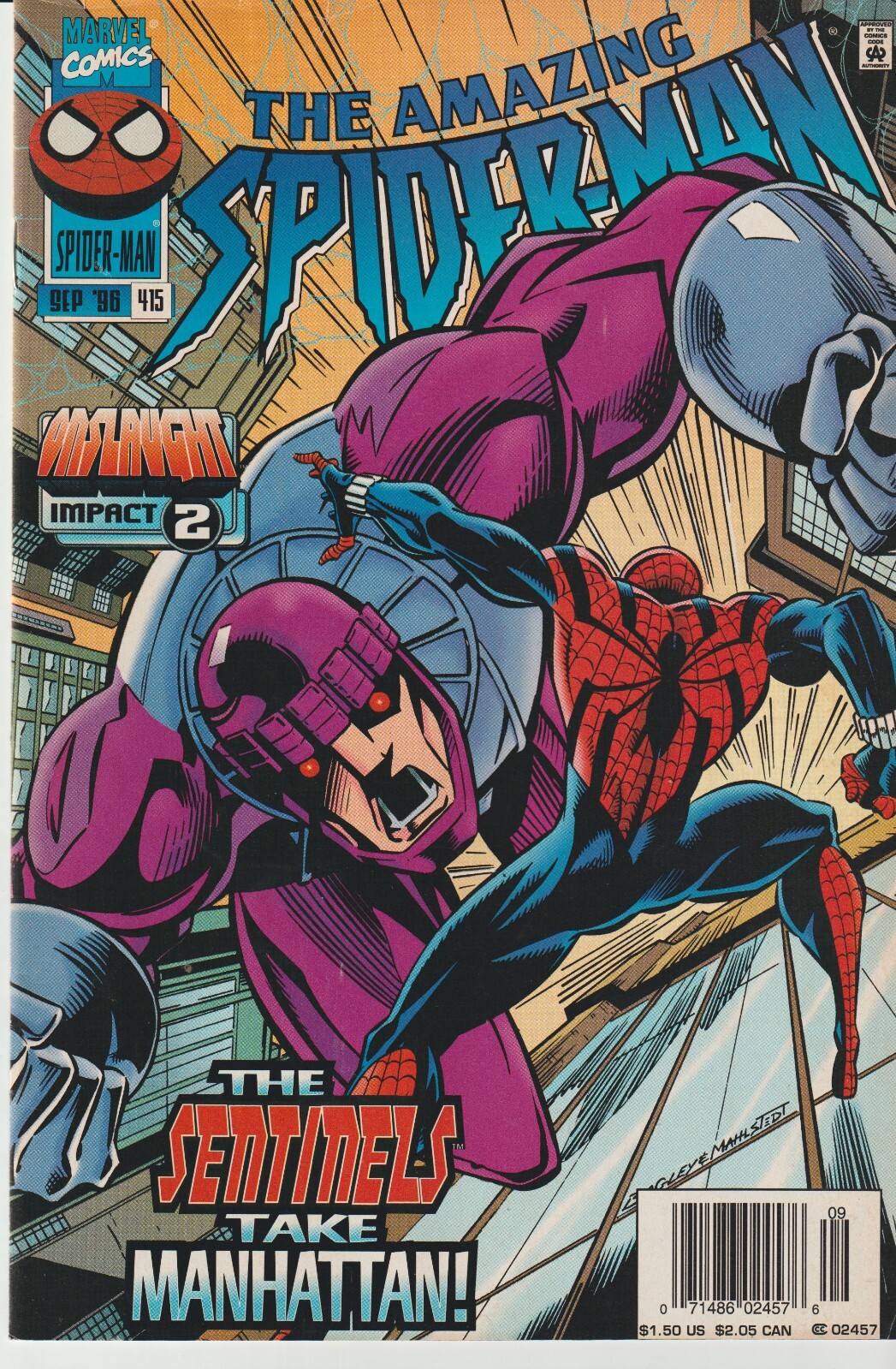 MARVEL COMICS AMAZING SPIDERMAN #415 (1996) 1ST PRINT VF