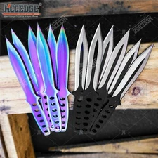 12PC Ninja Hunting Fixed Blade Knives Set Full Tang Survival Knife Camping Knife