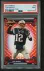 2013 FINEST RED REFRACTOR #40 TOM BRADY /50 PSA 9