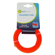 Garden Strimmer Trimmer Line Cord 2mm x 15m Nylon Wire Garden Grass 0.23 per metre