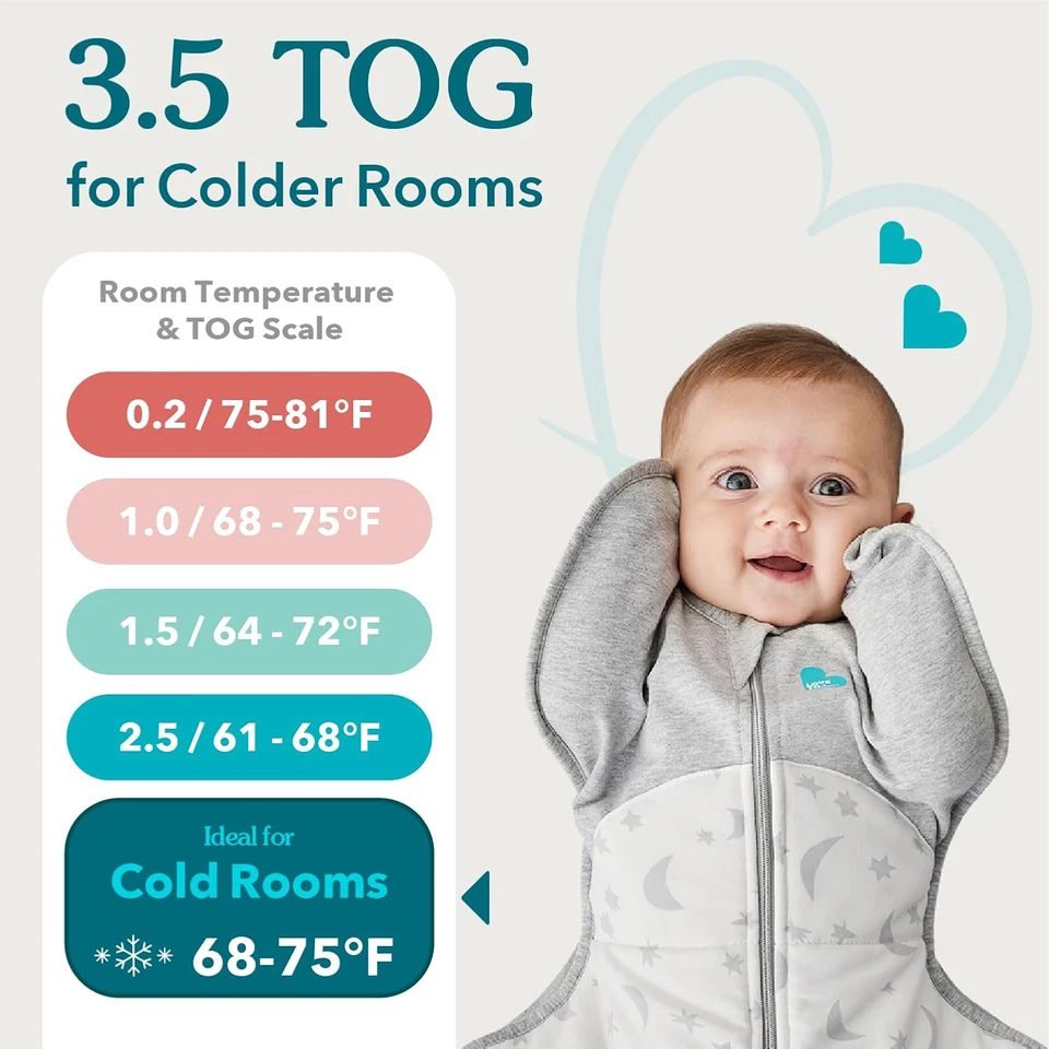 Love to Dream пеленать вверх очень теплый 3,5 TOG, значительно лучше спать, позволить Ba - Изображение 4 из 4