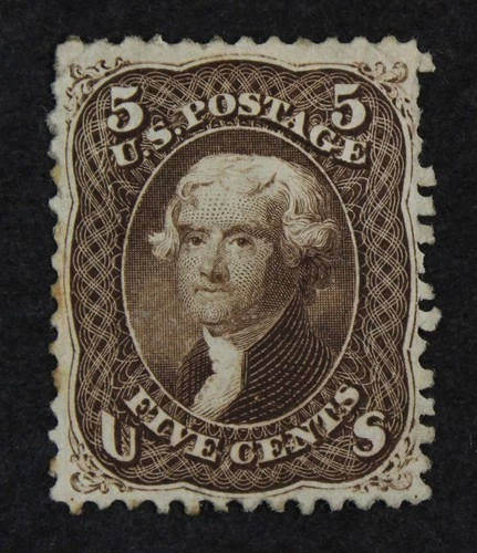 CKStamps: US Stamps Collection Scott#76 5c Jefferson Unused NG