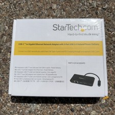 StarTech US1GC303APD USB-C to Ethernet Adapte...