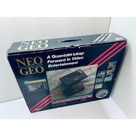 NEO GEO AES Console SNK with box dedicated controller, adapter, warranty card