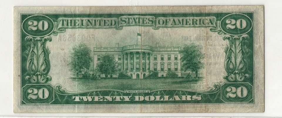 1929 THE NATIONAL BANK OF WEST VIRGINIA Wheeling WV PCGS 30 PPQ $20 - Image 3 of 3