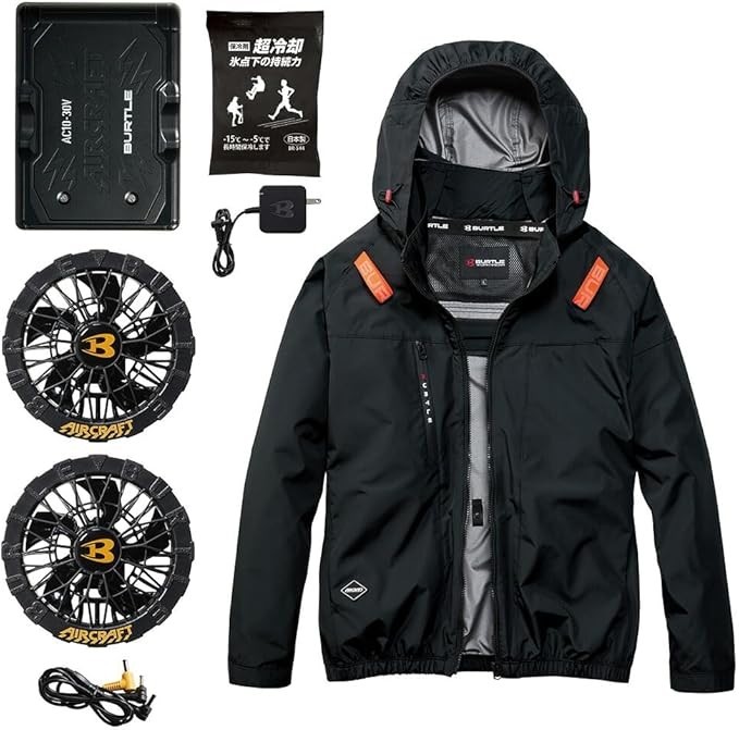BURTLE AIRCRAFT 迷彩冷却ファンセット BURTLE AIRCRAFT 迷彩冷却