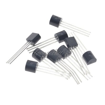 10PCS NEW DS18B20 Digitaler Temperatursensor Temperaturfühler 1-wire TO-92
