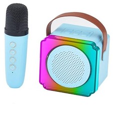 Mini Karaoke Machine for Kids and Adults,Portable Bluetooth Karaoke blue1
