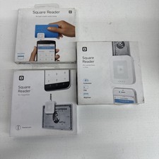 3x Lot Square Contactless & Chip Reader + 2x Reader Magstripe With Headset Jack