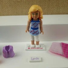 American Girl Mega Construx Mega Bloks Laney Minifigure With Accessories 