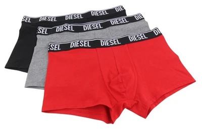 Diesel UMBX-Shawnthreepack-RG Lot 3 Boxers Coton Noir Taille M - Photo 1/4