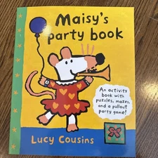 Maisy's Party Book (Maisy) By Lucy Cousins NEW Activity Book