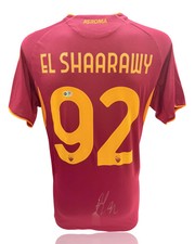 STEPHAN EL SHAARAWY SIGNED AS ROMA 2025/26 HOME SHIRT (ACG CERT AG17753)