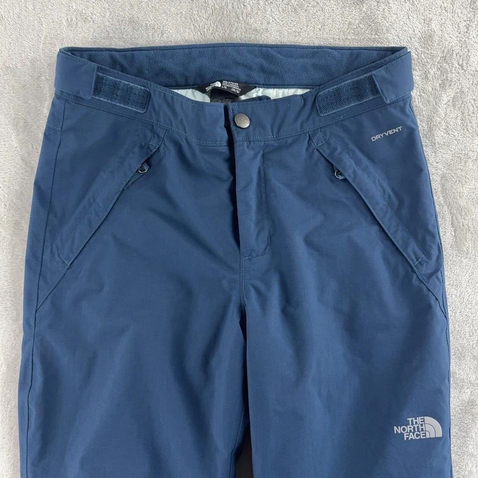 Pantalones de Nieve The North Face Niñas Talla Grande Azul Impermeable Aislado Foto 3 de 4