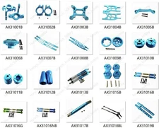 Blue Aluminum metal Upgrade Parts Fit For 1/10 Axial Yeti Rock Racer 90026 Car