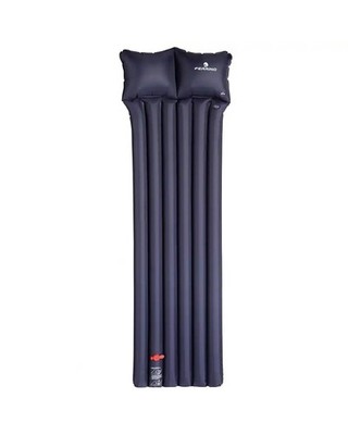 Ferrino Matelas Gonflable En PVC Avec Coussin 180x50cm, Bleu (Pompe Incluse)
