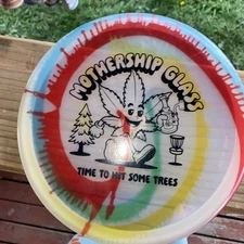 Mothership Glass Tie-Dye Disc Golf Frisbee