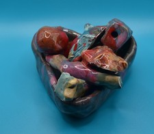 "Heart of Memories" - Abstract Experimental Original Clay Sculpture. Hand made.