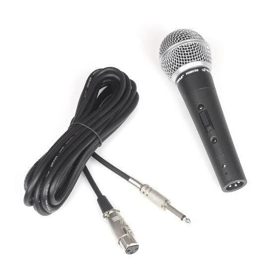 Pyle 9 Professional Wired XLR Unidirectional Handheld Mic - Black PDMIC59 - Image 4 of 4
